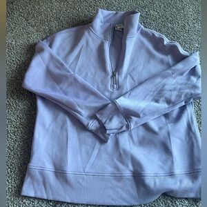 Lilac/purple half zip